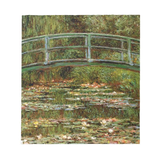 Monet Frans Japans Bridge Giverney Notitieblok (Voorkant)