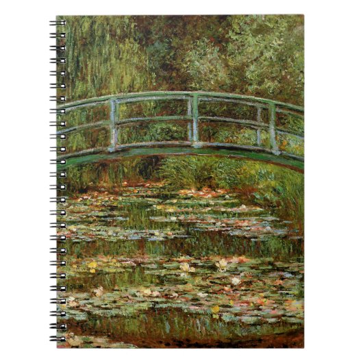 Monet Frans Japans Bridge Giverney Notitieboek (Voorkant)