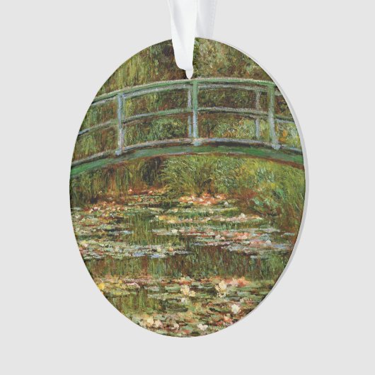 Monet Frans Japans Bridge Giverney Ornament (voorkant)