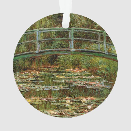 Monet Frans Japans Bridge Giverney Ornament (achterkant)