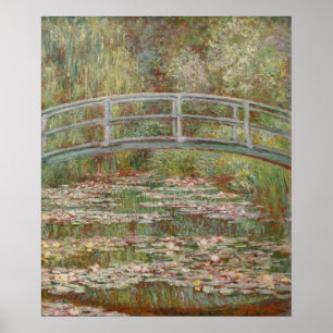 Monet Frans Japans Bridge Giverney Poster