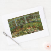 Monet Frans Japans Bridge Giverney Rechthoekige Sticker (Envelop)