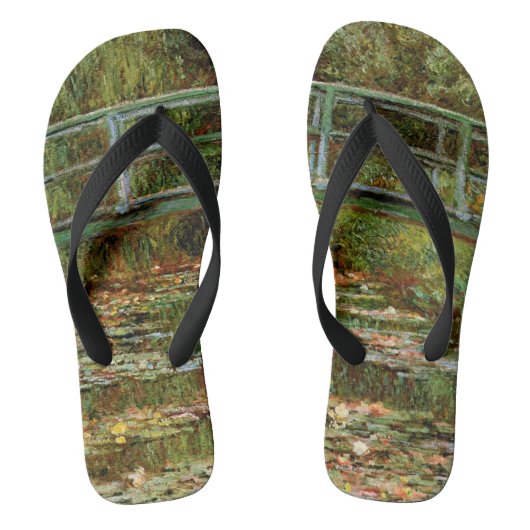 Monet Frans Japans Bridge Giverney Teenslippers (Voetbed)