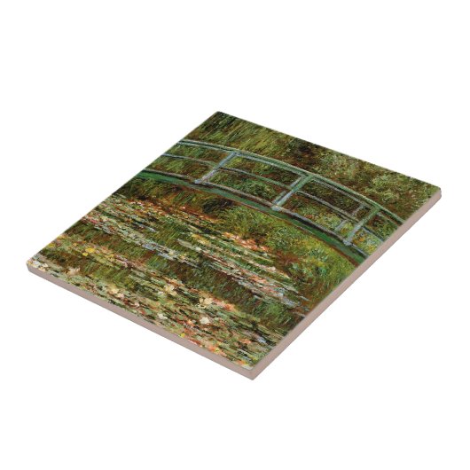 Monet Frans Japans Bridge Giverney Tegeltje (Zijkant)