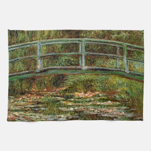 Monet Frans Japans Bridge Giverney Theedoek (Horizontaal)