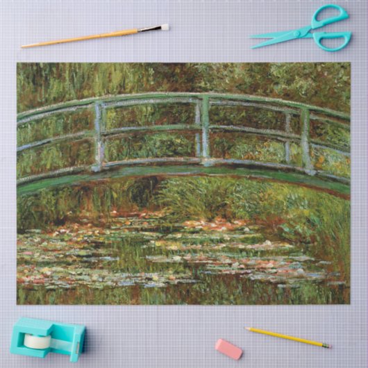 Monet Frans Japans Bridge Giverney Tissuepapier (Craft)