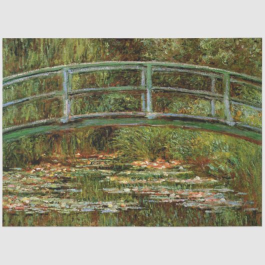 Monet Frans Japans Bridge Giverney Tissuepapier (Voorkant)