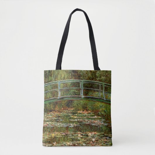Monet Frans Japans Bridge Giverney Tote Bag (Voorkant)
