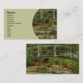 Monet Frans Japans Bridge Giverney Visitekaartje (Voorkant / Achterkant)