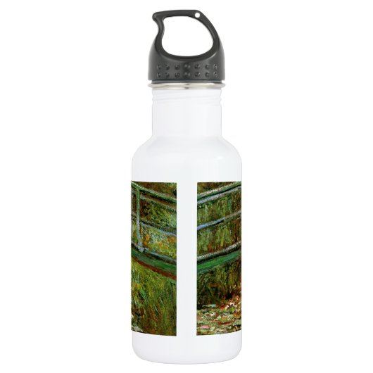 Monet Frans Japans Bridge Giverney Waterfles (Achterkant)