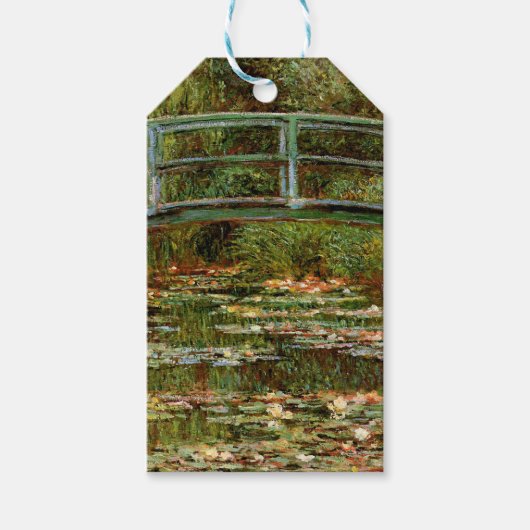 Monet Frans Japanse Brug Giverney Cadeaulabel (Voorkant)