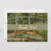 Monet Frans Japanse Brug Giverney Kaart (Voorkant)