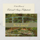 Monet Frans Japanse Brug Giverney Kaart (Voorkant / Achterkant)