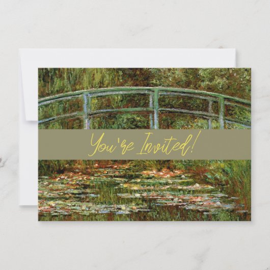 Monet Frans Japanse Brug Giverney Kaart (Voorkant)