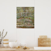 Monet Frans Japanse Brug Giverney Poster (Keuken)