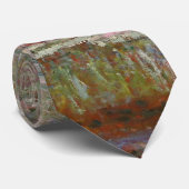 Monet Frans Japanse Brug Kunst Knoop Stropdas (Opgerold)