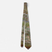 Monet Frans Japanse Brug Kunst Knoop Stropdas (Achterkant)