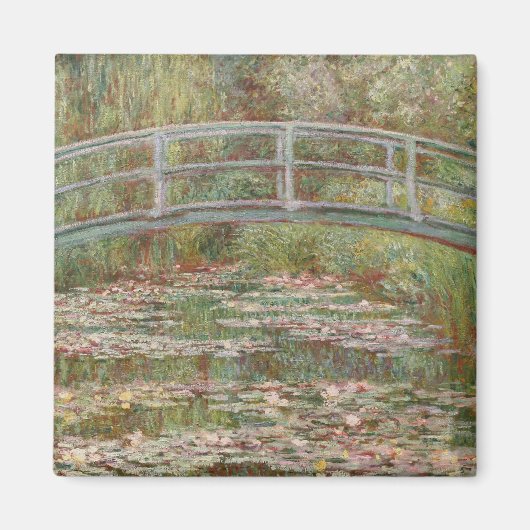 Monet Frans Japanse Brug Kunst Magneet (Voorkant)