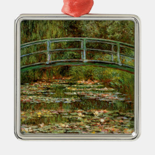 Monet Frans Japanse Brug Kunst Metalen Ornament