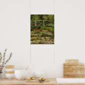 Monet Frans Japanse Brug Kunst Poster (Keuken)