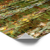 Monet Frans Japanse Brug Kunst Poster (Hoek)