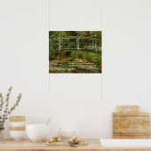 Monet Frans-Japanse Brug Kunst Poster (Keuken)