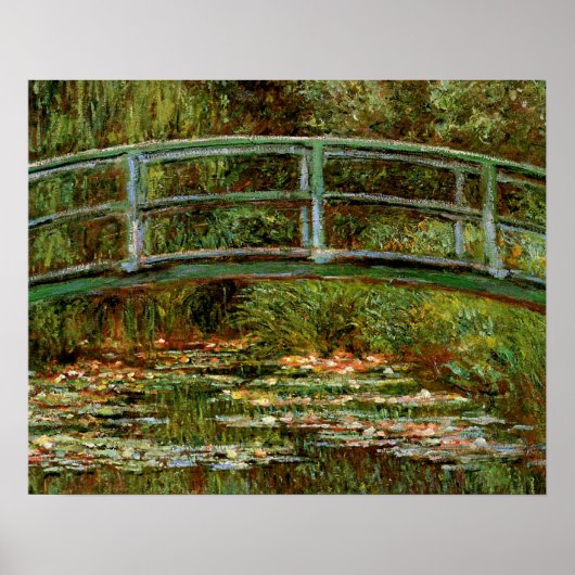Monet Frans-Japanse Brug Kunst Poster (Voorkant)