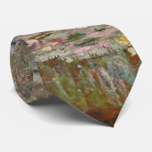 Monet Frans Japanse Brug Kunst Stropdas (Opgerold)