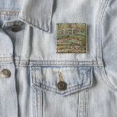Monet Frans Japanse Brug Kunst Vierkante Button 5,1 Cm (In situ)