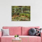 Monet Franse Japanse Brug Giverney Canvas Afdruk (Insitu (Woonkamer))