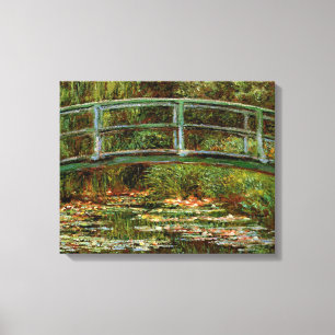 Monet Franse Japanse Brug Giverney Canvas Afdruk