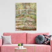 Monet Franse Japanse Brug Giverney Canvas Afdruk (Insitu (Woonkamer))
