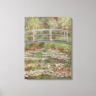 Monet Franse Japanse Brug Giverney Canvas Afdruk