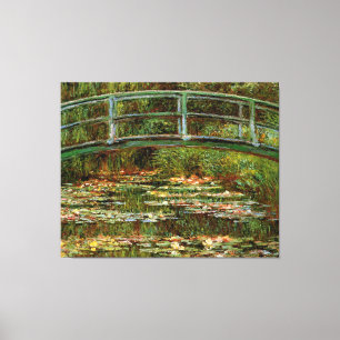 Monet Franse Japanse Brug Giverney Canvas Afdruk