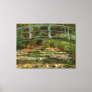 Monet Franse Japanse Brug Giverney Canvas Afdruk