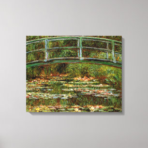 Monet Franse Japanse Brug Giverney Canvas Afdruk