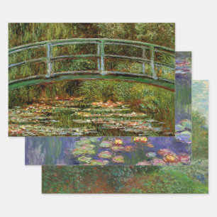 Monet Franse Japanse Brug Giverney Inpakpapier Vel