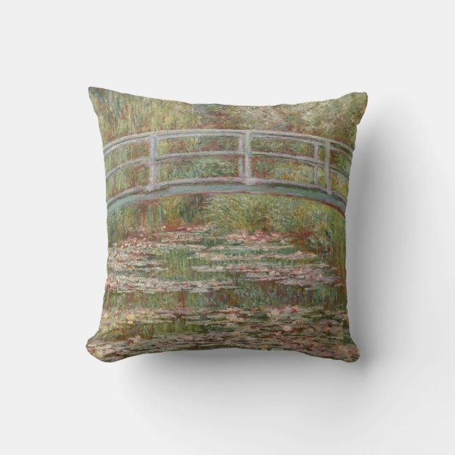 Monet Franse Japanse Brug Giverney Kussen (Voorkant)