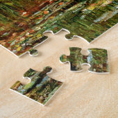 Monet Franse Japanse Brug Giverney Legpuzzel (Zijkant)