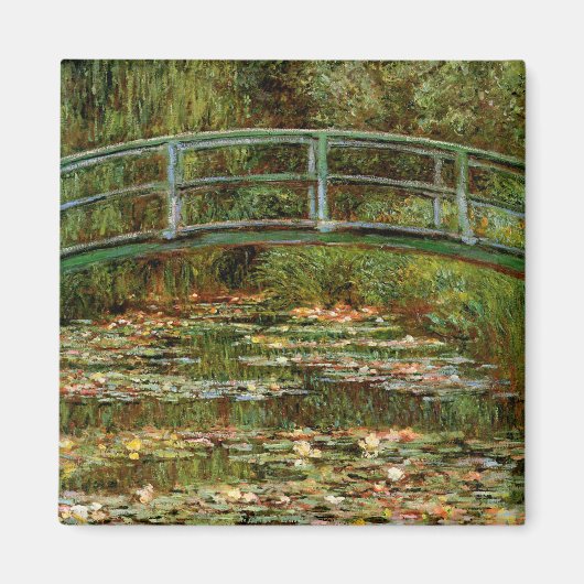 Monet Franse Japanse Brug Giverney Magneet (Voorkant)