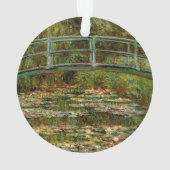 Monet Franse Japanse Brug Giverney Ornament (achterkant)