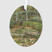 Monet Franse Japanse Brug Giverney Ornament (voorkant)