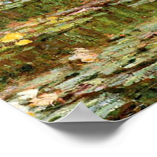 Monet French Japans Bridge Art Poster (Hoek)