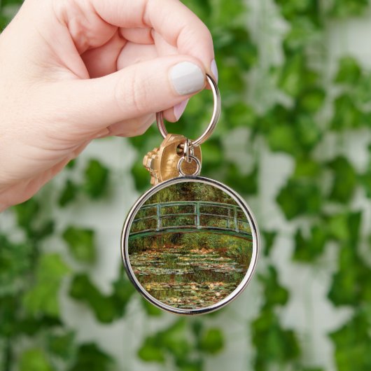 Monet French Japans Bridge Art Sleutelhanger (Hand)