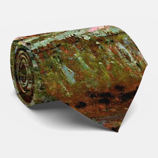 Monet French Japans Bridge Art Stropdas (Opgerold)