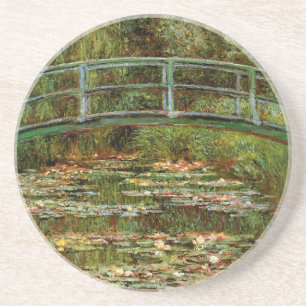 Monet French Japans Bridge Art Zandsteen Onderzetter