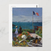 Monet Garden bij Sainte-Adresse Painting Briefkaart (Voorkant / Achterkant)
