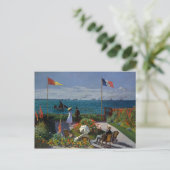 Monet Garden bij Sainte-Adresse Painting Briefkaart (Staand voorkant)