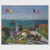 Monet Garden bij Sainte-Adresse Painting Cadeaupapier (Vlak)