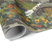 Monet Garden bij Sainte-Adresse Painting Cadeaupapier (Rol Hoek)